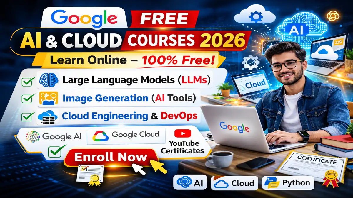 Google Free AI and Cloud Courses 2026