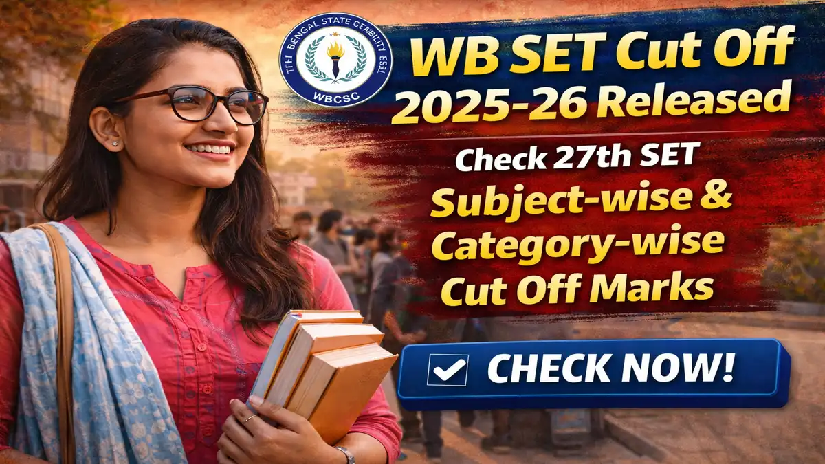 WB SET Cut Off 2025-26