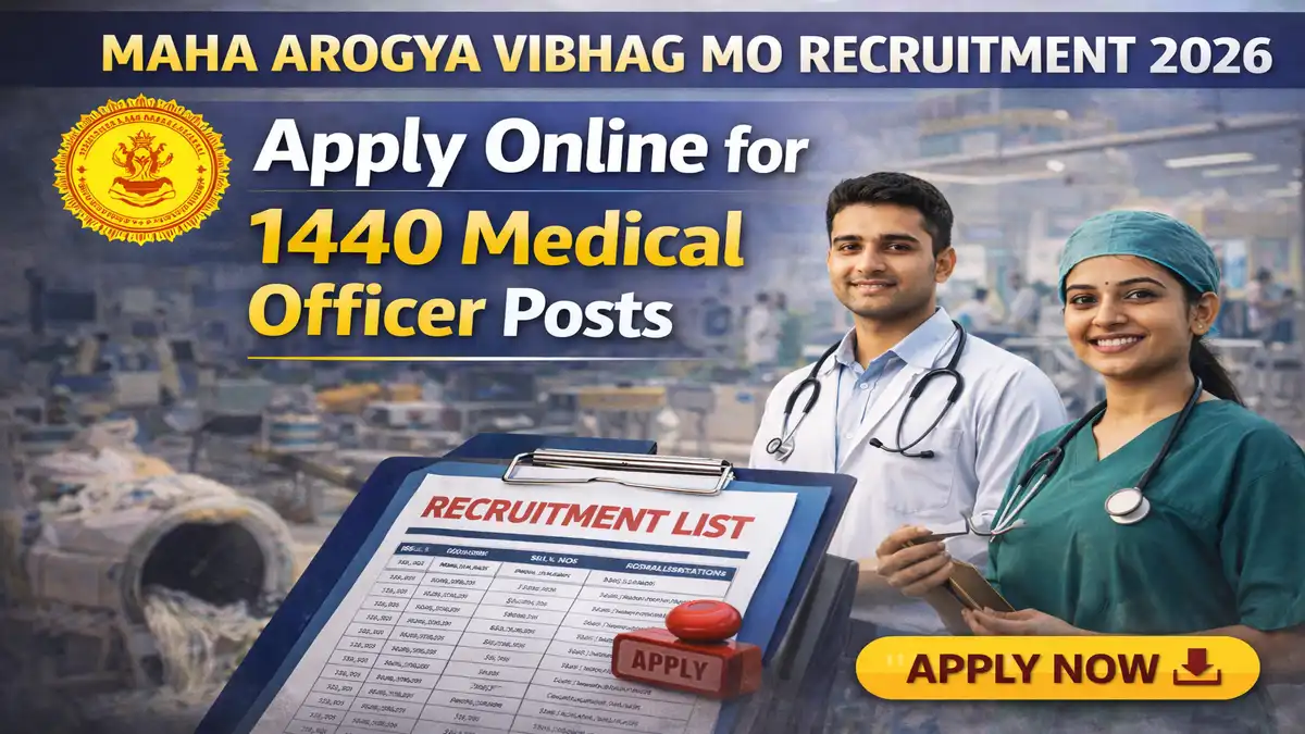 Maha Arogya Vibhag MO Recruitment 2026