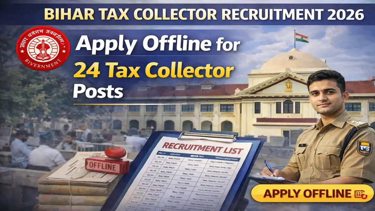 Bihar Tax Collector Recruitment 2026