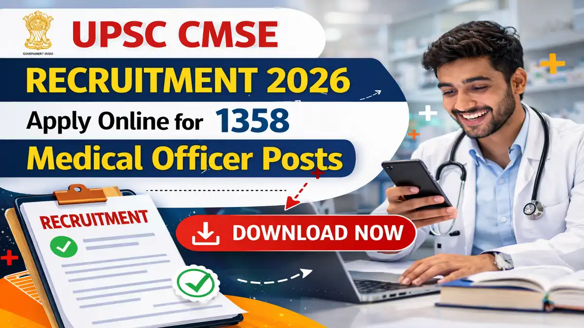 UPSC CMSE Recruitment 2026