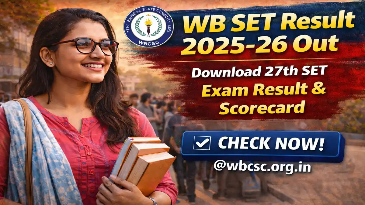WB SET Result 2025-26