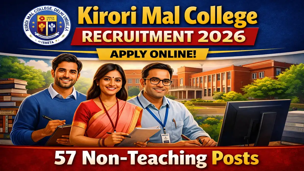 Kirori Mal College Non Teaching Recruitment