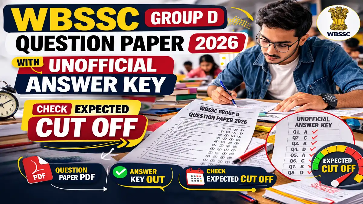 WBSSC Group D Question Paper 2026