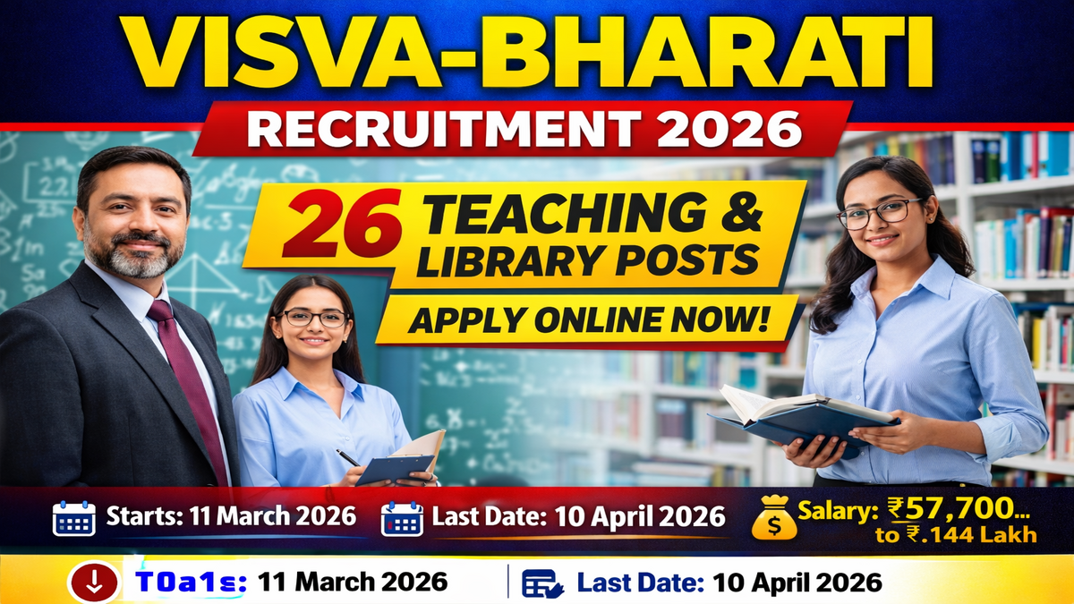Visva-Bharati Recruitment 2026