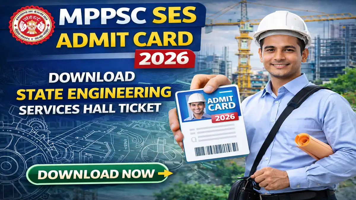 MPPSC SES Admit Card 2026