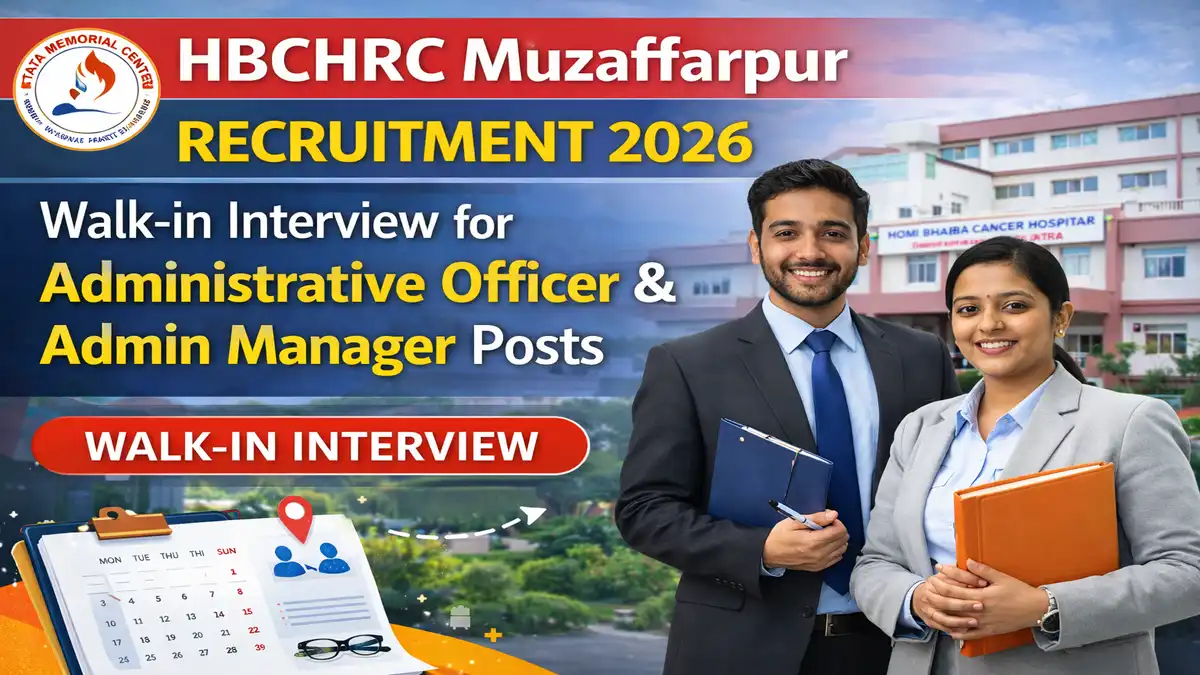 HBCHRC Muzaffarpur Recruitment 2026