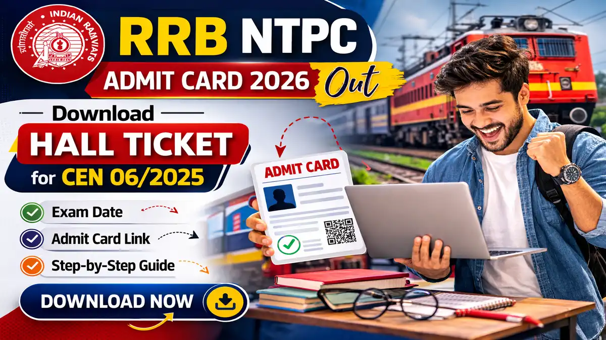 RRB NTPC Admit Card 2026