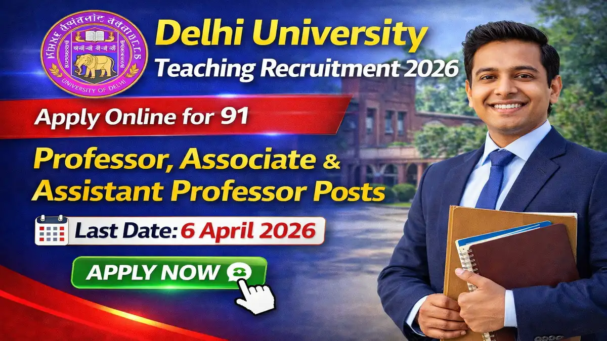 Delhi University Teaching Recruitment 2026
