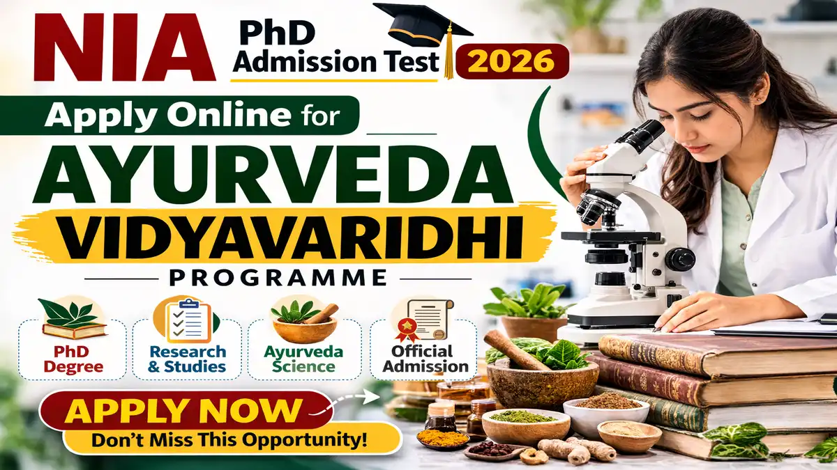 NIA PhD Admission Test 2026