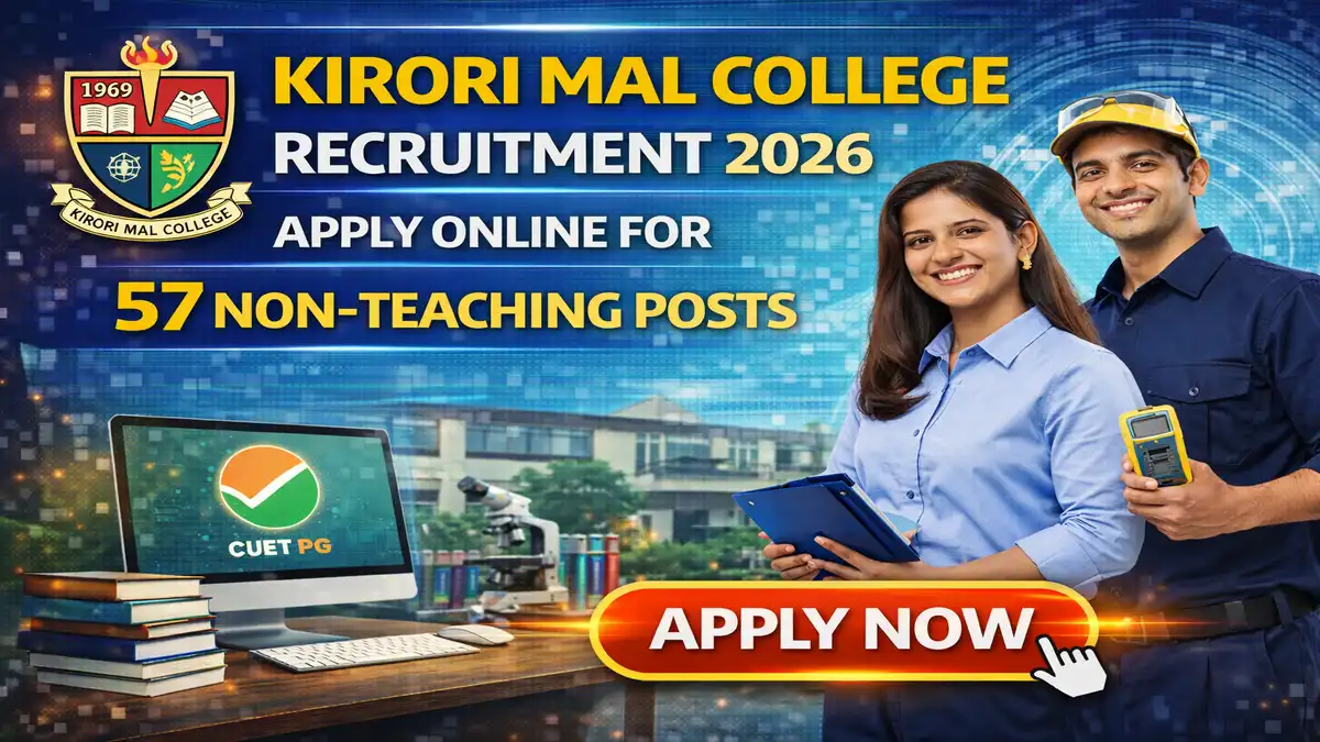 Kirori Mal College Recruitment 2026