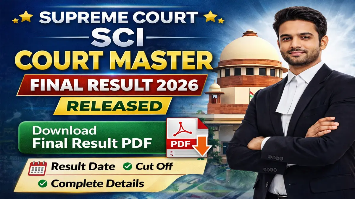 Supreme Court SCI Court Master Final Result