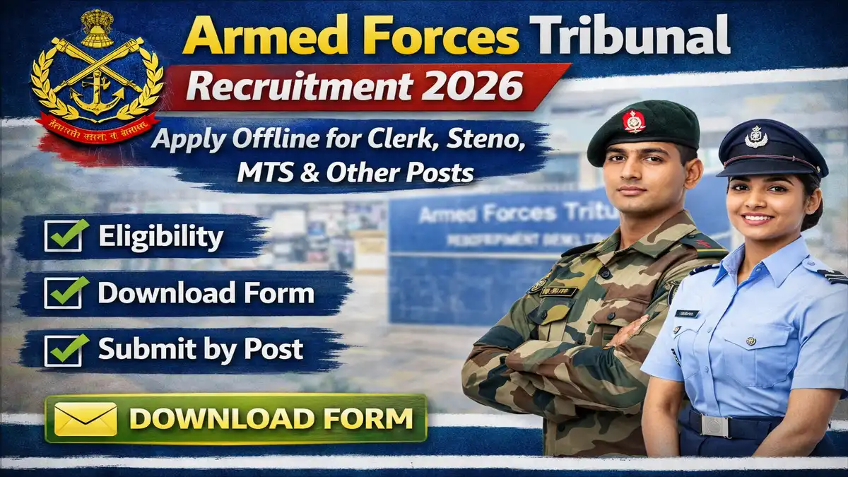 Armed Forces Tribunal Recruitment 2026