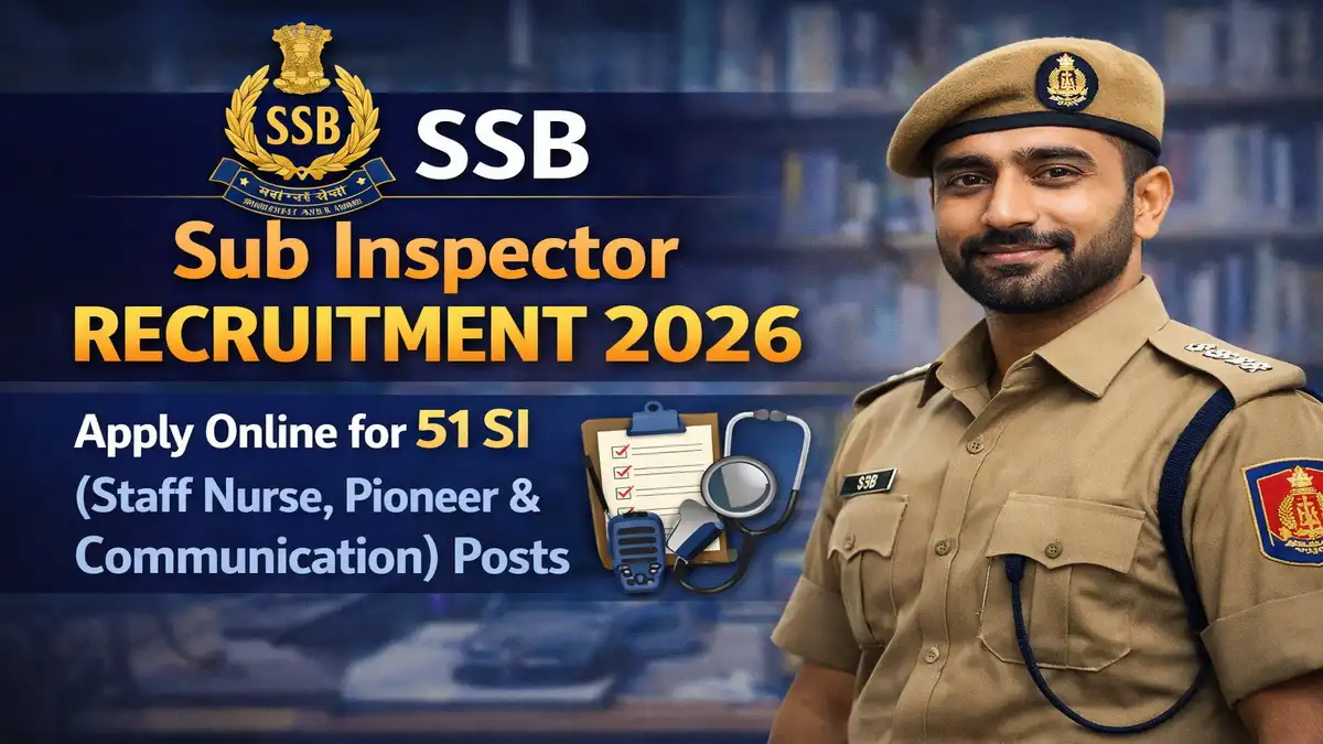 SSB Sub Inspector Recruitment 2026