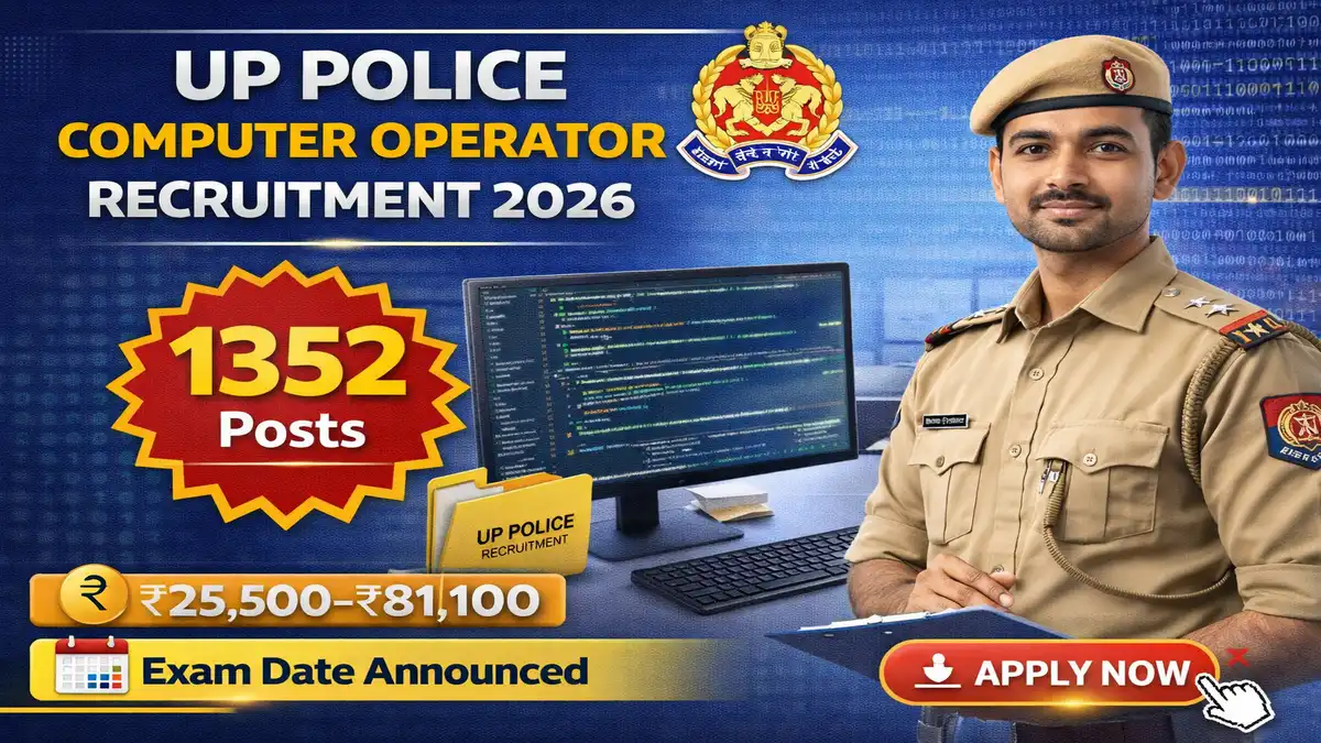 UP Police Computer Operator Recruitment 2026