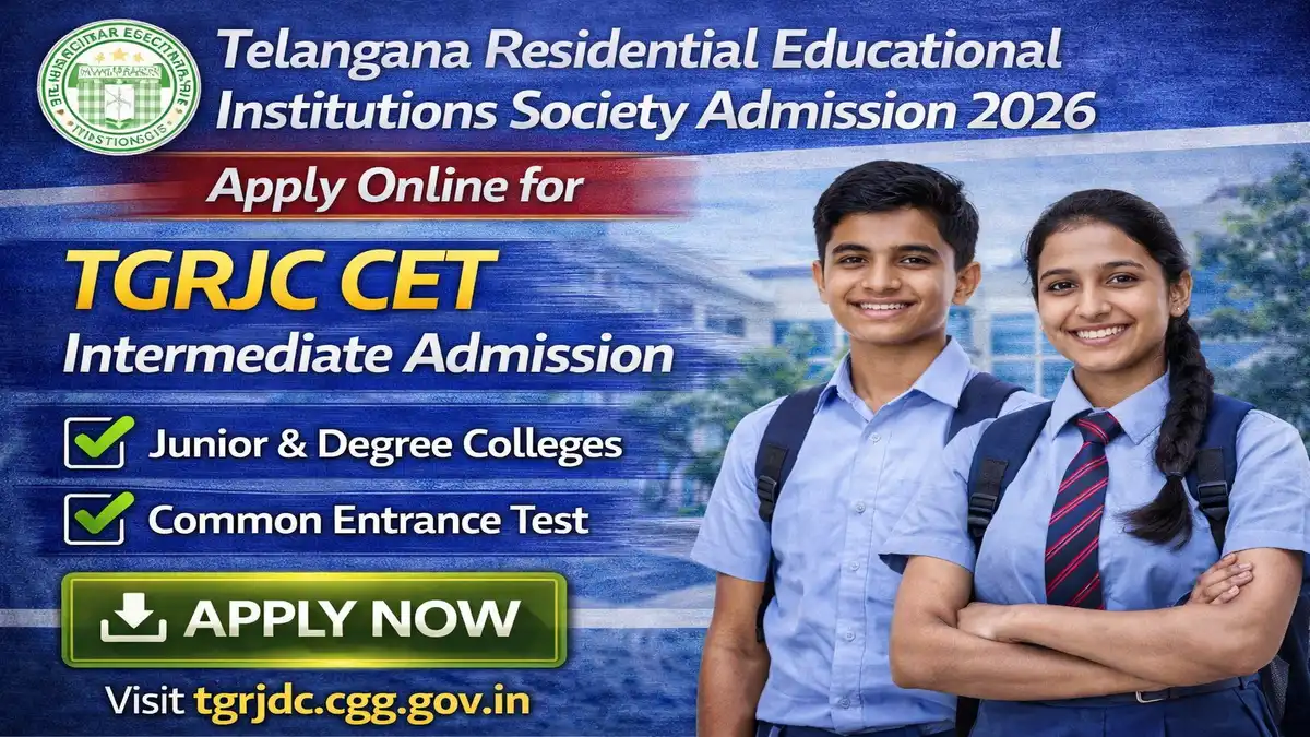 TGRJC CET Admission 2026