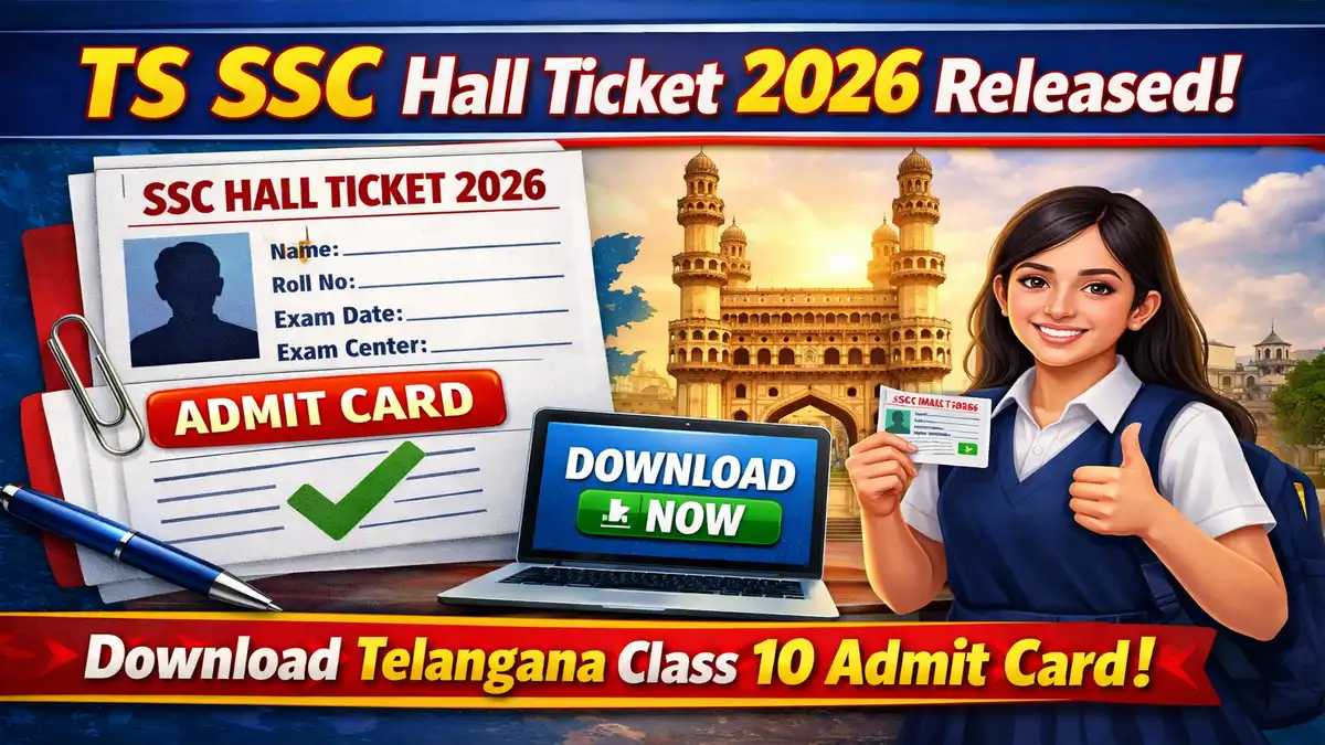 TS SSC Hall Ticket 2026 Released