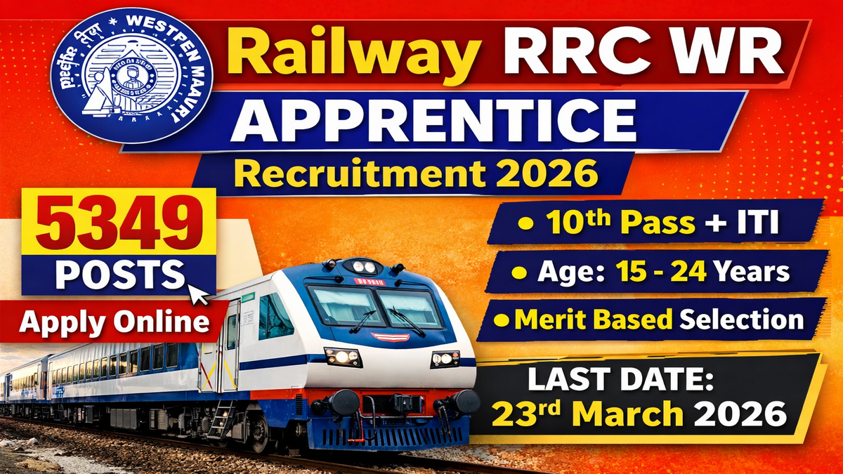 Railway RRC WR Apprentice Recruitment 2026