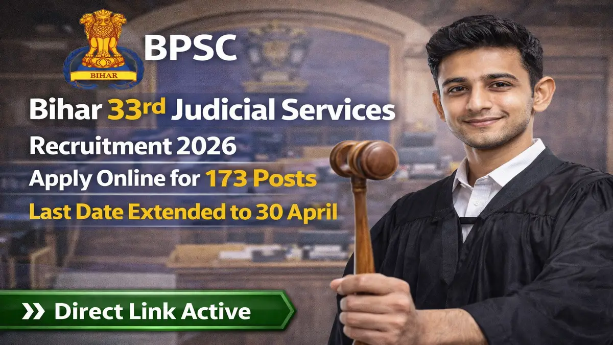 Bihar BPSC 33rd Judicial Services Recruitment 2026