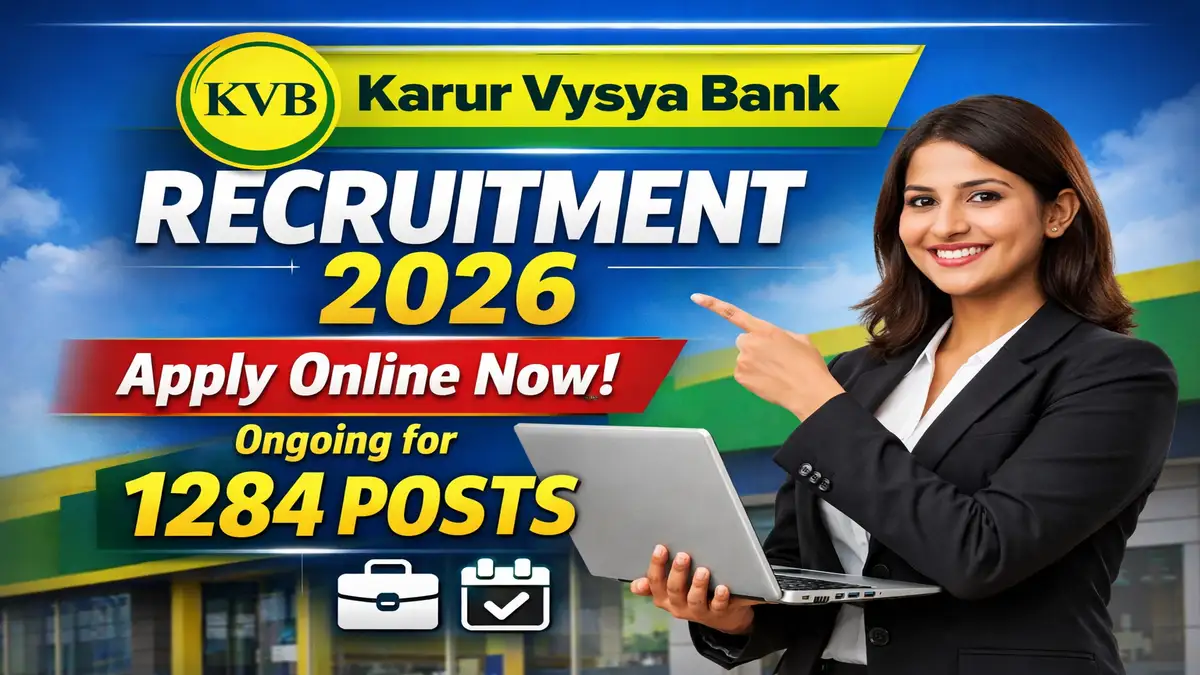 Karur Vysya Bank Recruitment 2026