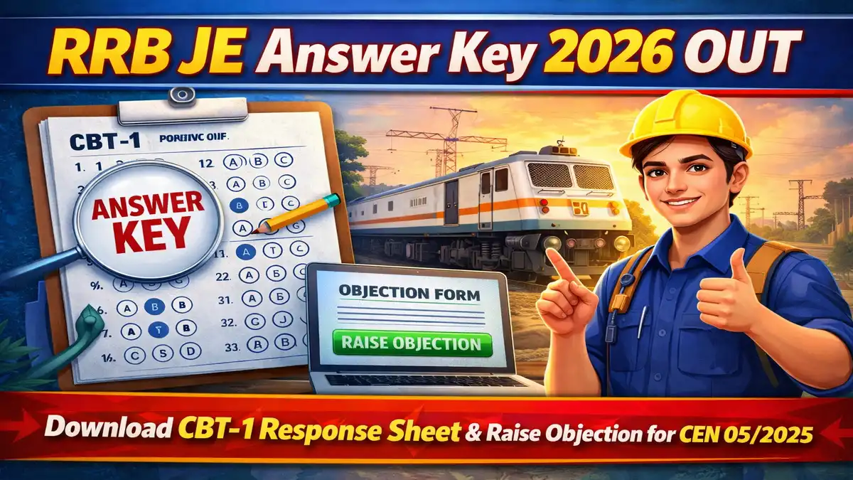RRB JE Answer Key 2026