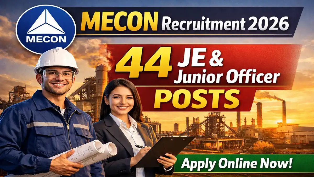 MECON Recruitment 2026