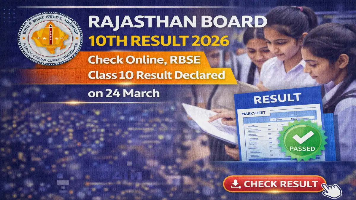Rajasthan Board 10th Result 2026
