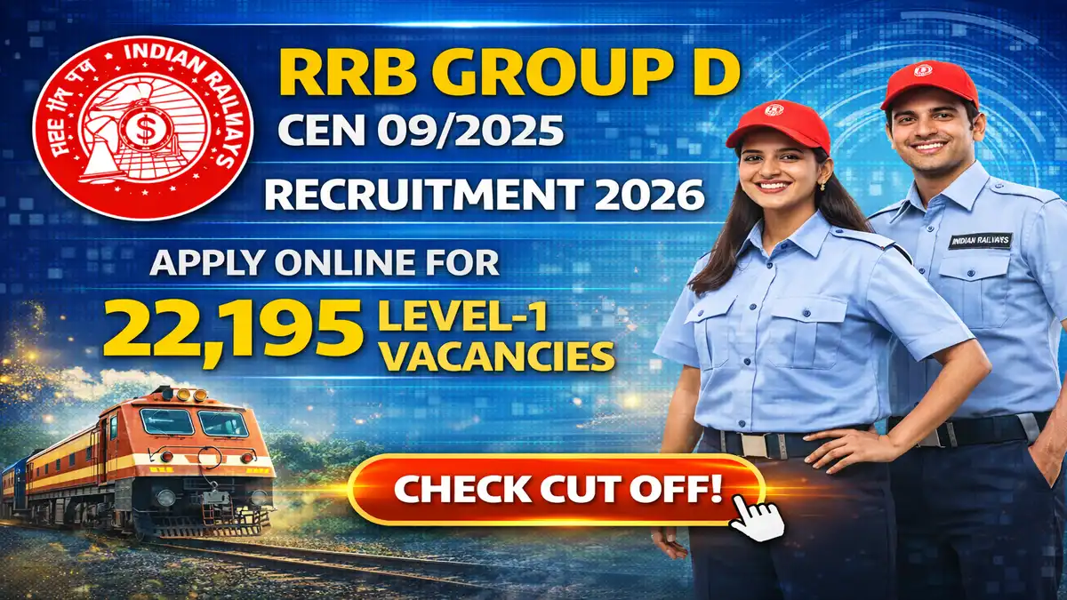 RRB Group D Recruitment 2026 Date Extended