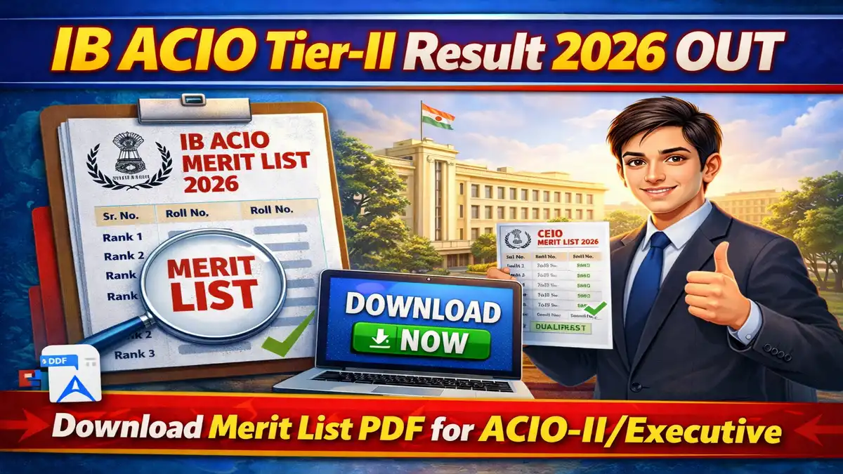 IB ACIO Tier-II Result 2026