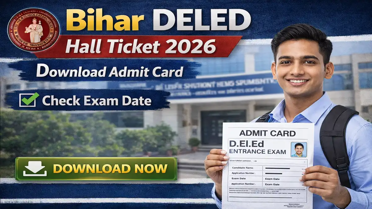 Bihar DELED Hall Ticket 2026