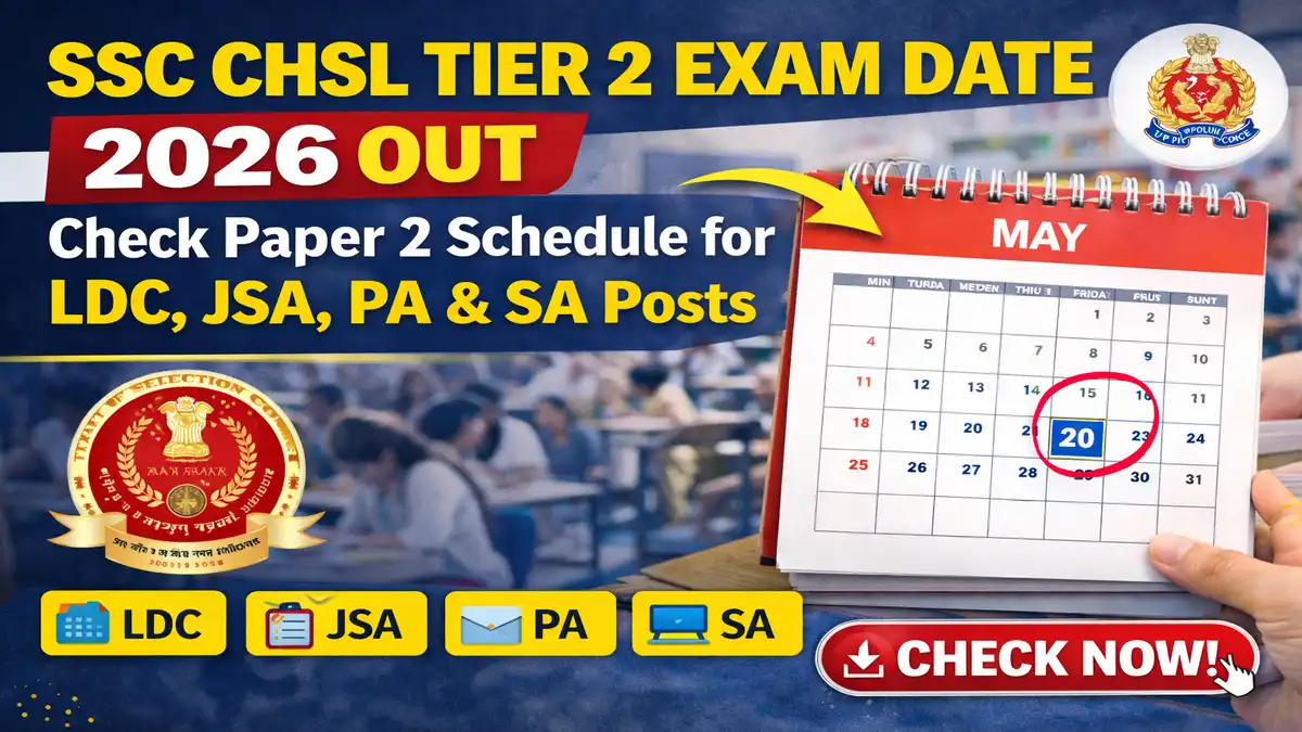 SSC CHSL Tier 2 Exam Date 2026