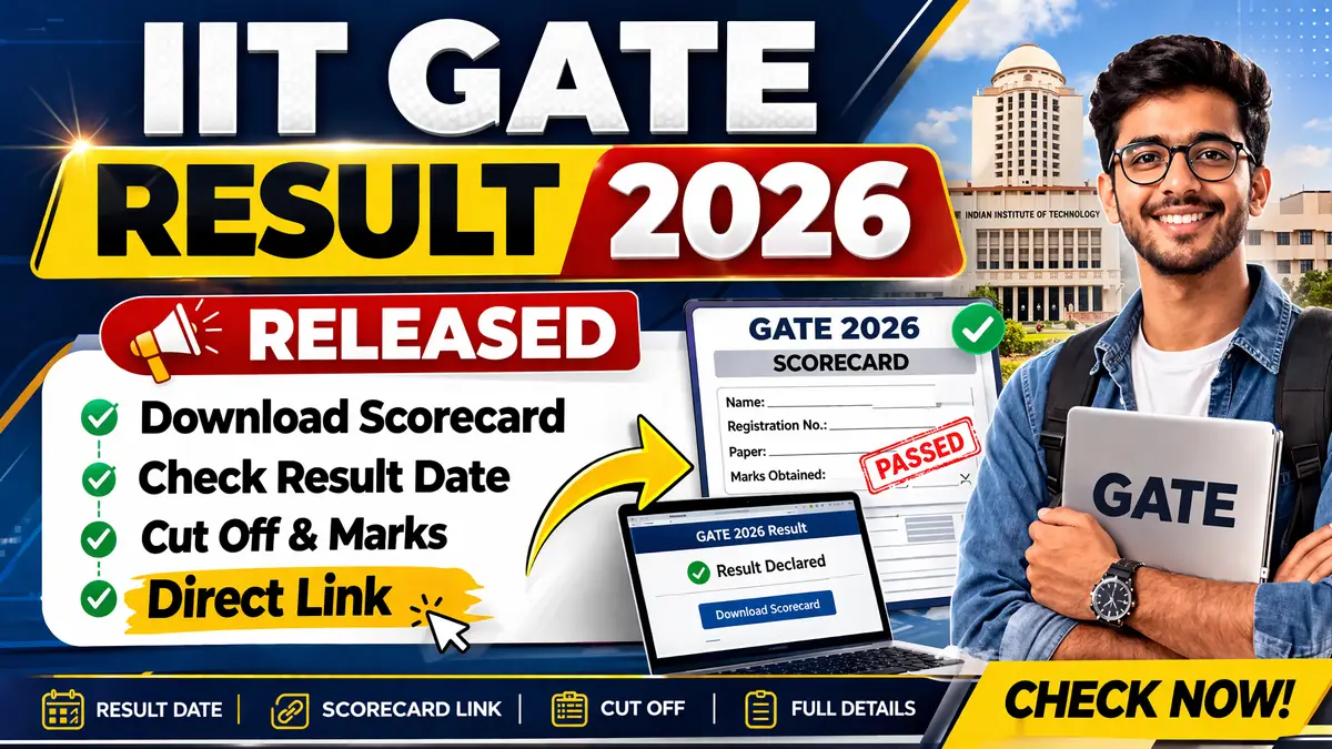 IIT GATE Result 2026