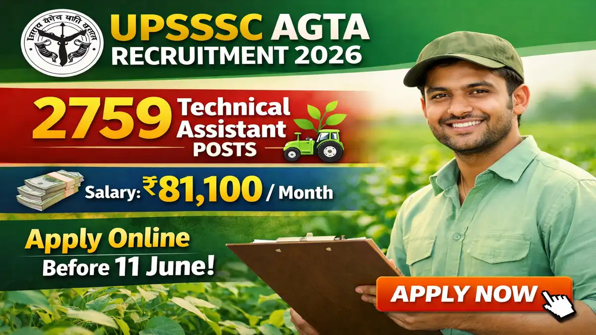UPSSSC AGTA Recruitment 2026