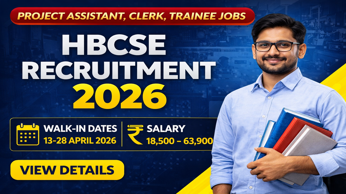 HBCSE Recruitment 2026