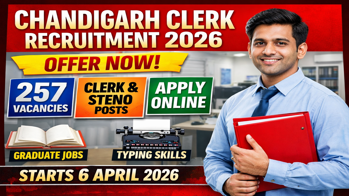 Chandigarh Clerk Recruitment 2026