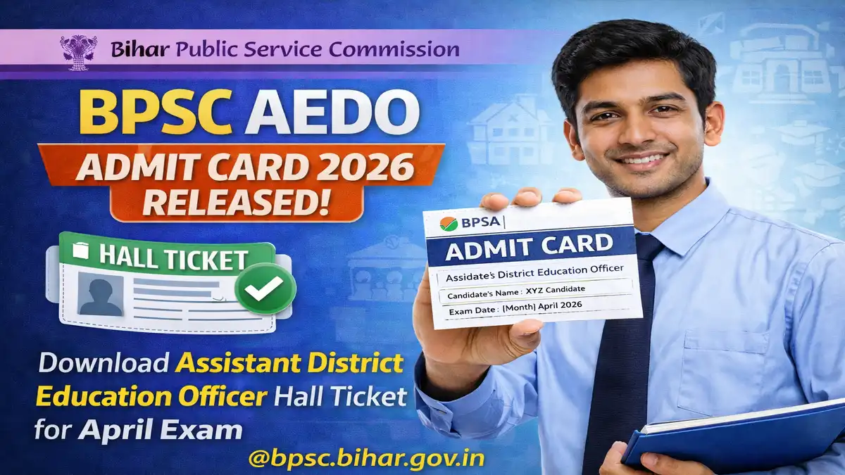 BPSC AEDO Admit Card 2026