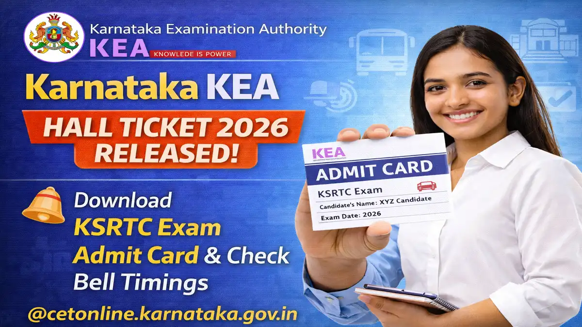 Karnataka KEA Hall Ticket 2026
