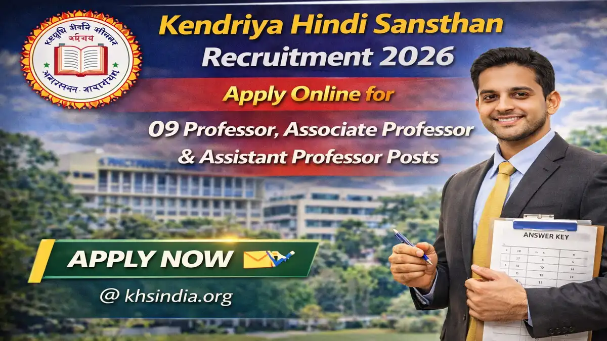 Kendriya Hindi Sansthan Recruitment 2026