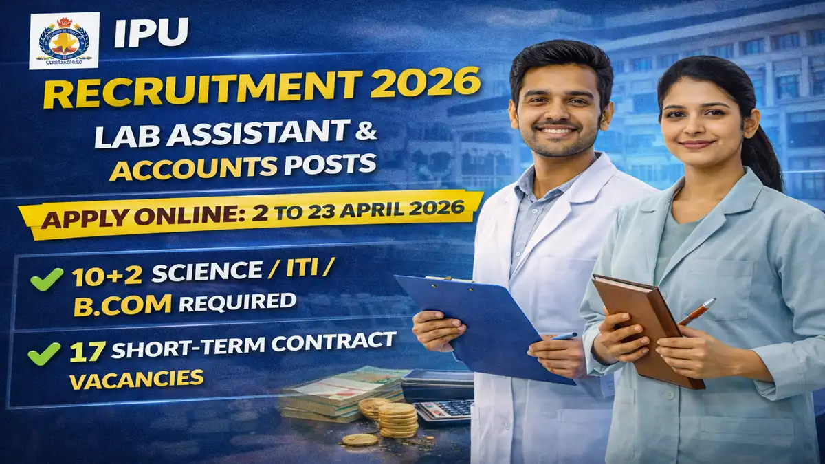 IPU Recruitment 2026