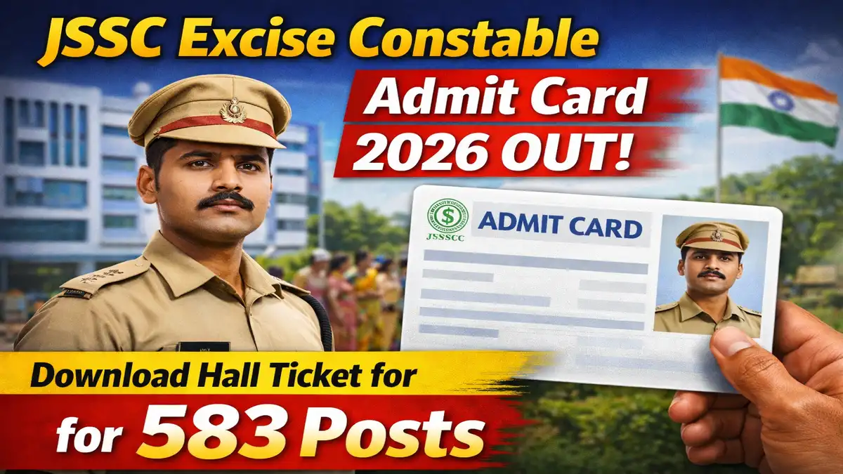 JSSC Excise Constable JECCE 2023 Admit Card