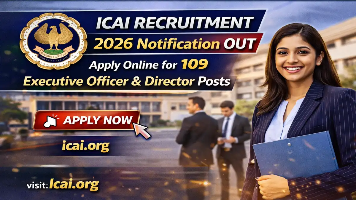 ICAI Recruitment 2026