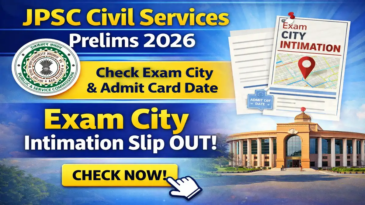 JPSC Civil Services Prelims Exam City