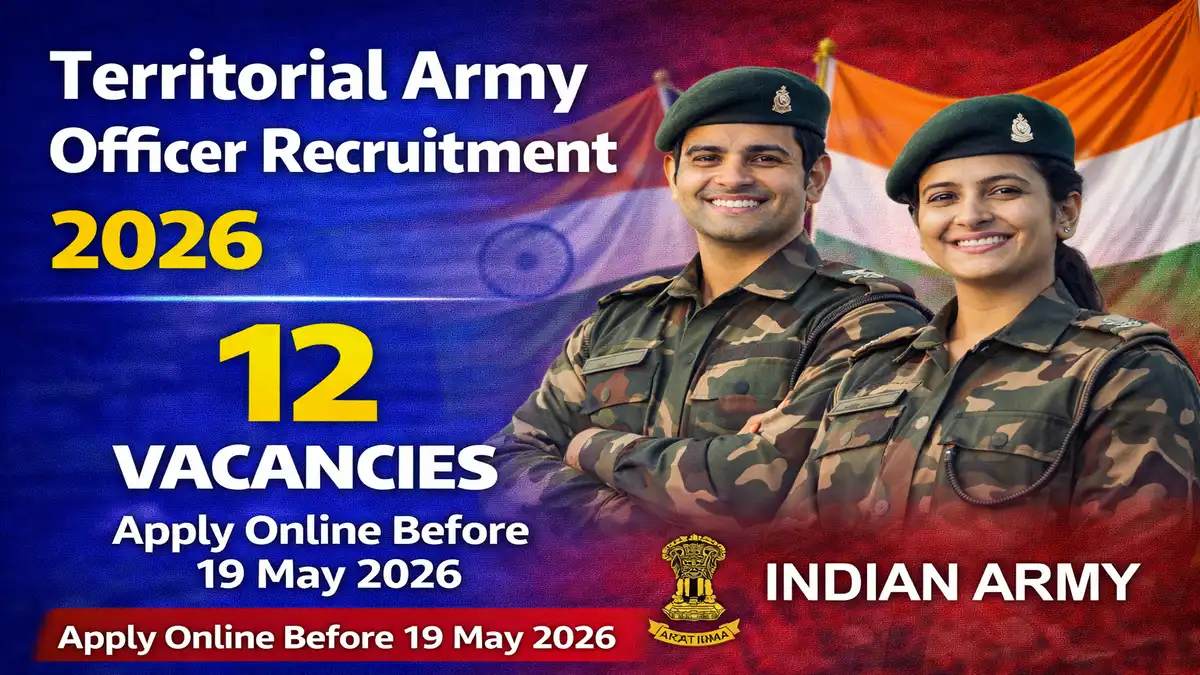Territorial Army Officer Recruitment 2026