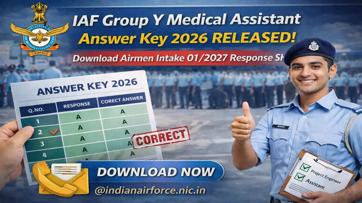 IAF Group Y Medical Assistant Answer Key 2026