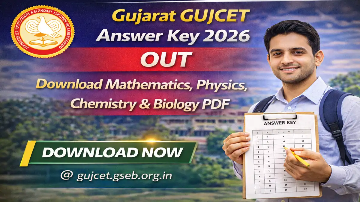 Gujarat GUJCET Answer Key 2026