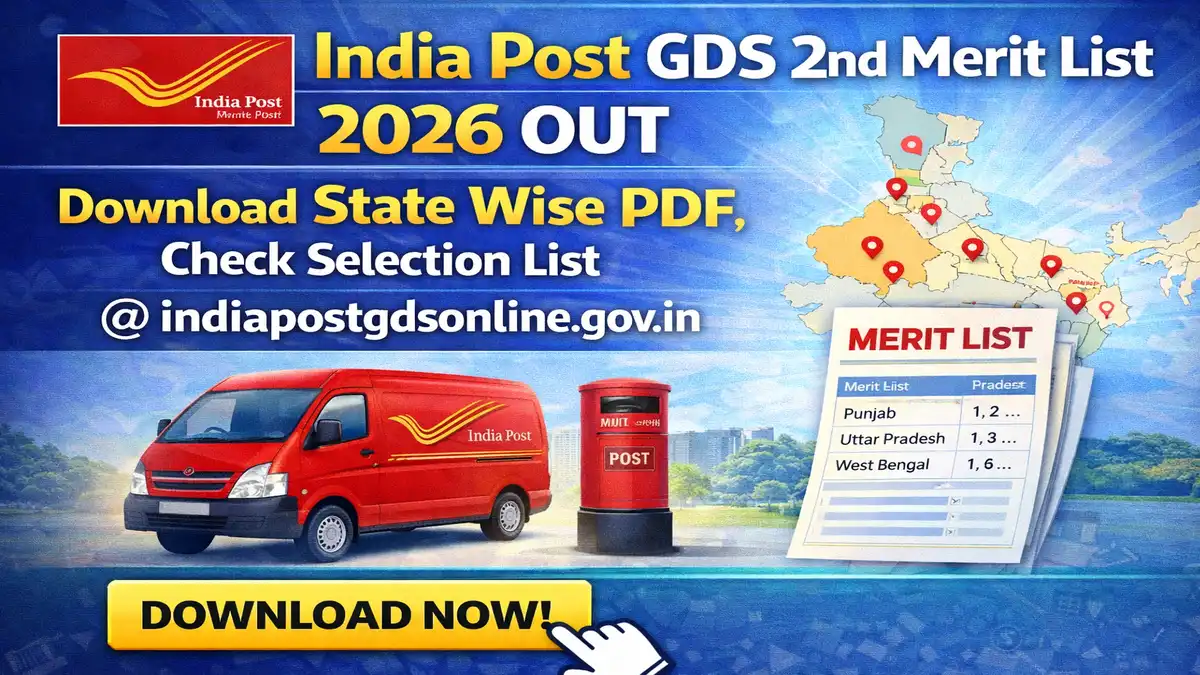 India Post GDS 2nd Merit List 2026