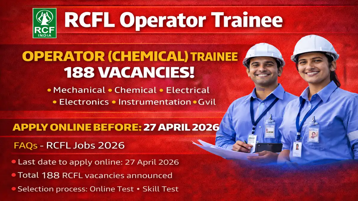 RCFL Operator Trainee Recruitment 2026
