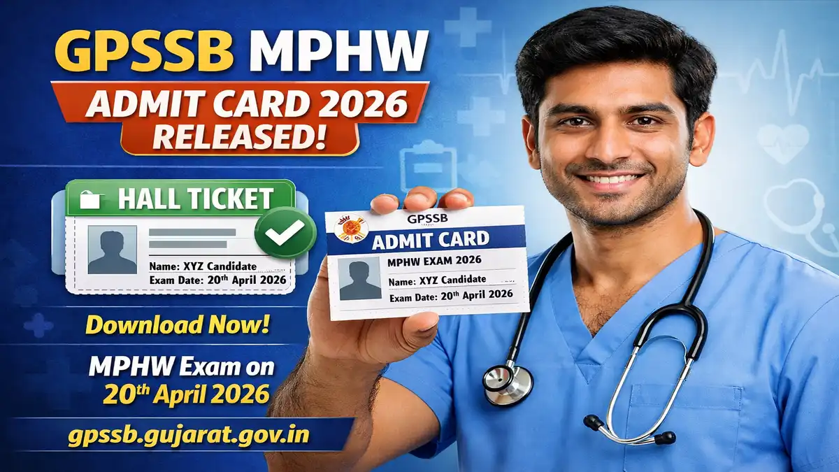 GPSSB MPHW Admit Card 2026