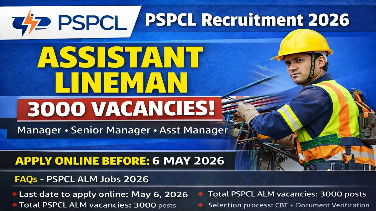 PSPCL Assistant Lineman Recruitment 2026