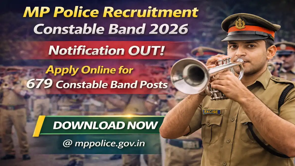 MP Police Constable Band Recruitment 2026